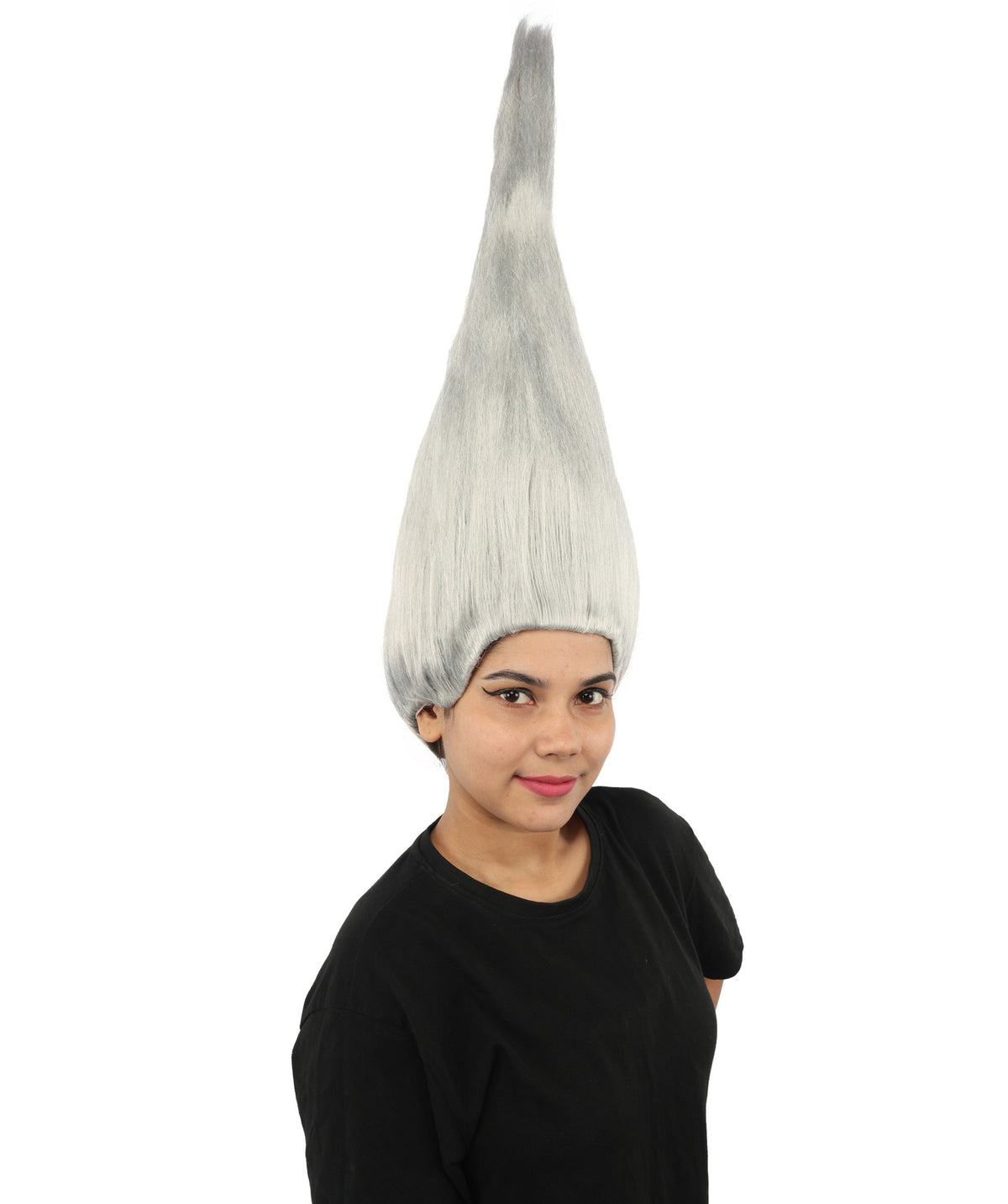 HPO Adult & Teen Women's Tall Cone Wig | Multicolor Options, create of synthetic fiber, extremely tall smooth pointed texture, breathable base | Party, Halloween, theater, drag, performance, costume events