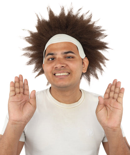 Men's Spiky Clown Theatrical Wig | Multicolor Options | Create of synthetic fiber, massive spiky volume, integrated forehead piece | Party, Halloween, theater, drag, performance, costume events