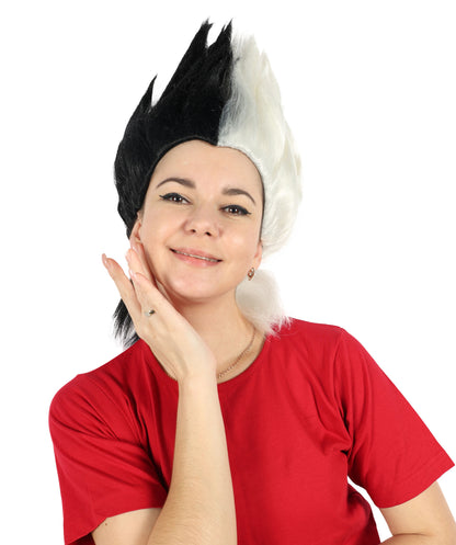 Womens Mermaid Witch Wig | White Storybook & Fairytale Wigs | Premium Breathable Capless Cap