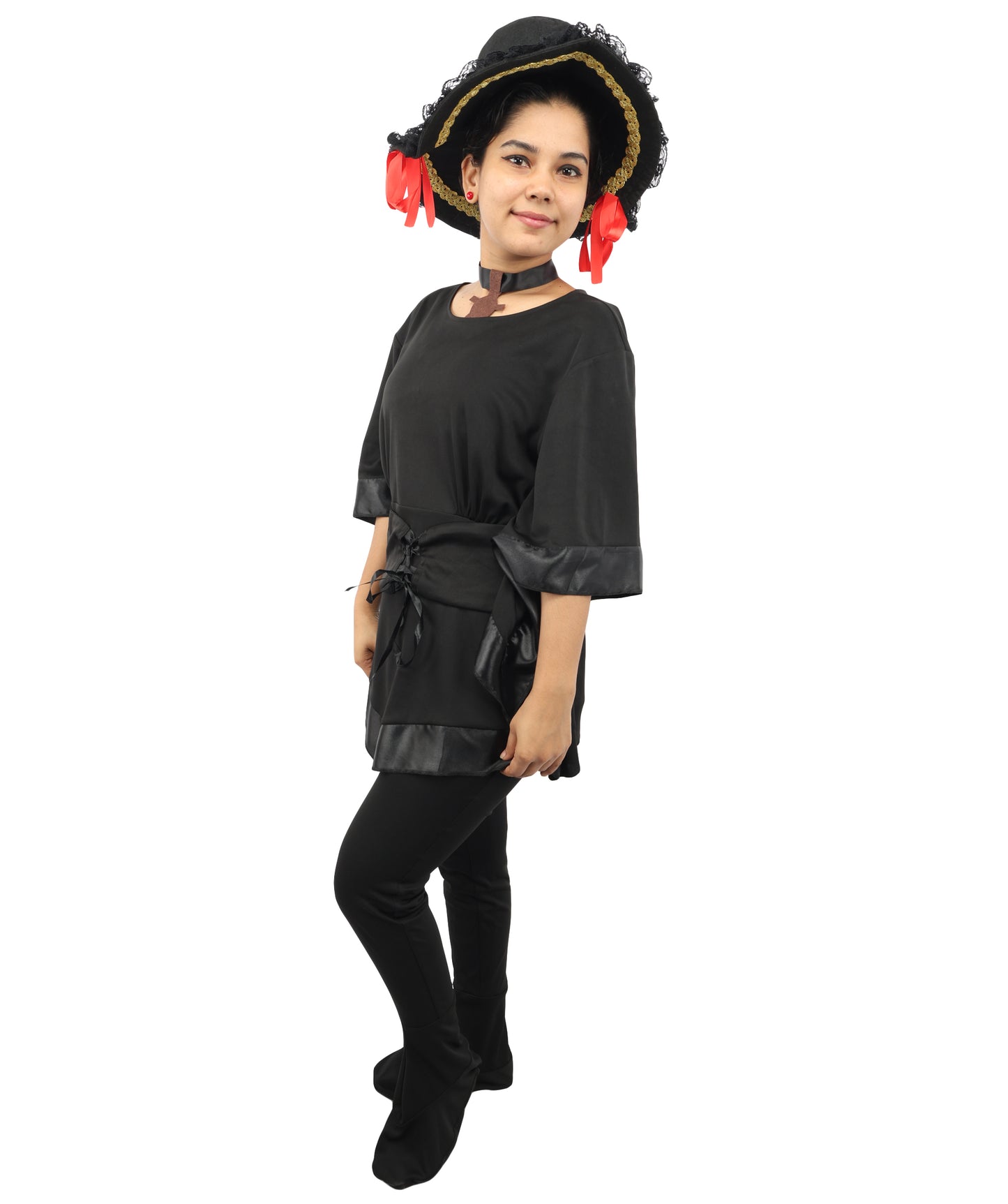 HPO Women's Dare to Wear Buccaneer Black Costume| Pirate-Themed Outfit