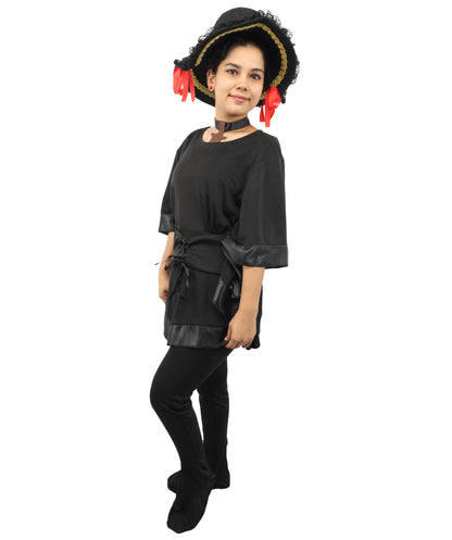 HPO Women's Dare to Wear Buccaneer Black Costume| Pirate-Themed Outfit