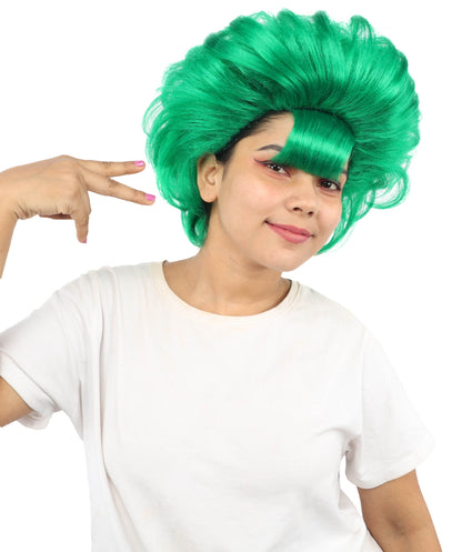Women's Voluminous Retro Wig | Multiple Color Options, create of synthetic fiber, teased curly volume, breathable capless cap | Party, Halloween, theater, drag, performance, costume events