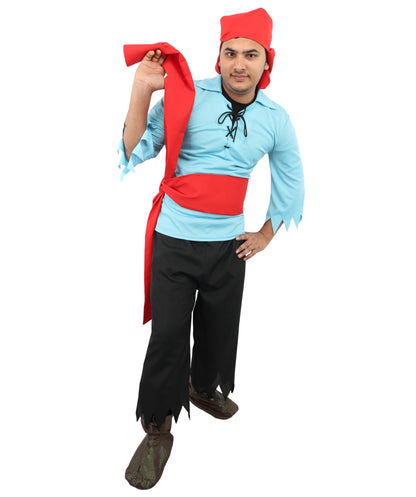 HPO Leg Avenue Men's Pillaging Pirate Costume - Authentic Pirate Outfit with Hat and Accessories, Perfect for Themed Events