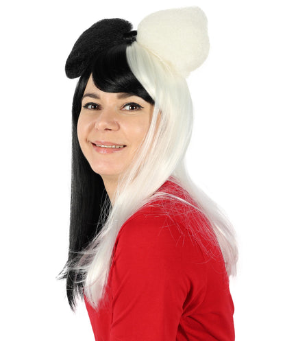 HPO Long Butterfly Womens Wigs | Insect Character Multi Color Halloween Wigs | Premium Breathable Capless Cap