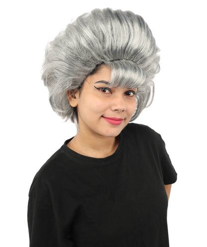 Women's Voluminous Retro Wig | Multiple Color Options, create of synthetic fiber, teased curly volume, breathable capless cap | Party, Halloween, theater, drag, performance, costume events