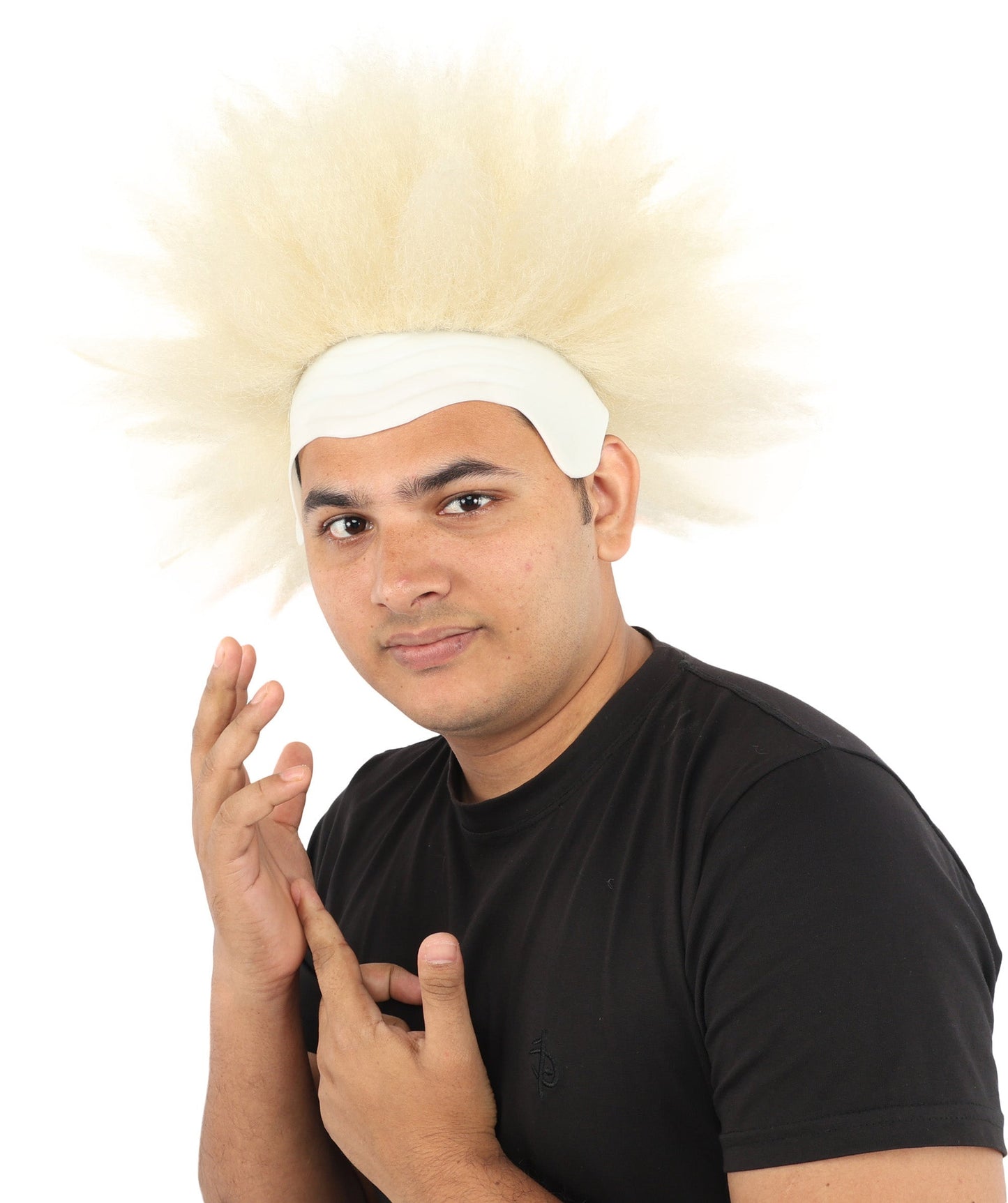 Men's Spiky Clown Theatrical Wig | Multicolor Options | Create of synthetic fiber, massive spiky volume, integrated forehead piece | Party, Halloween, theater, drag, performance, costume events
