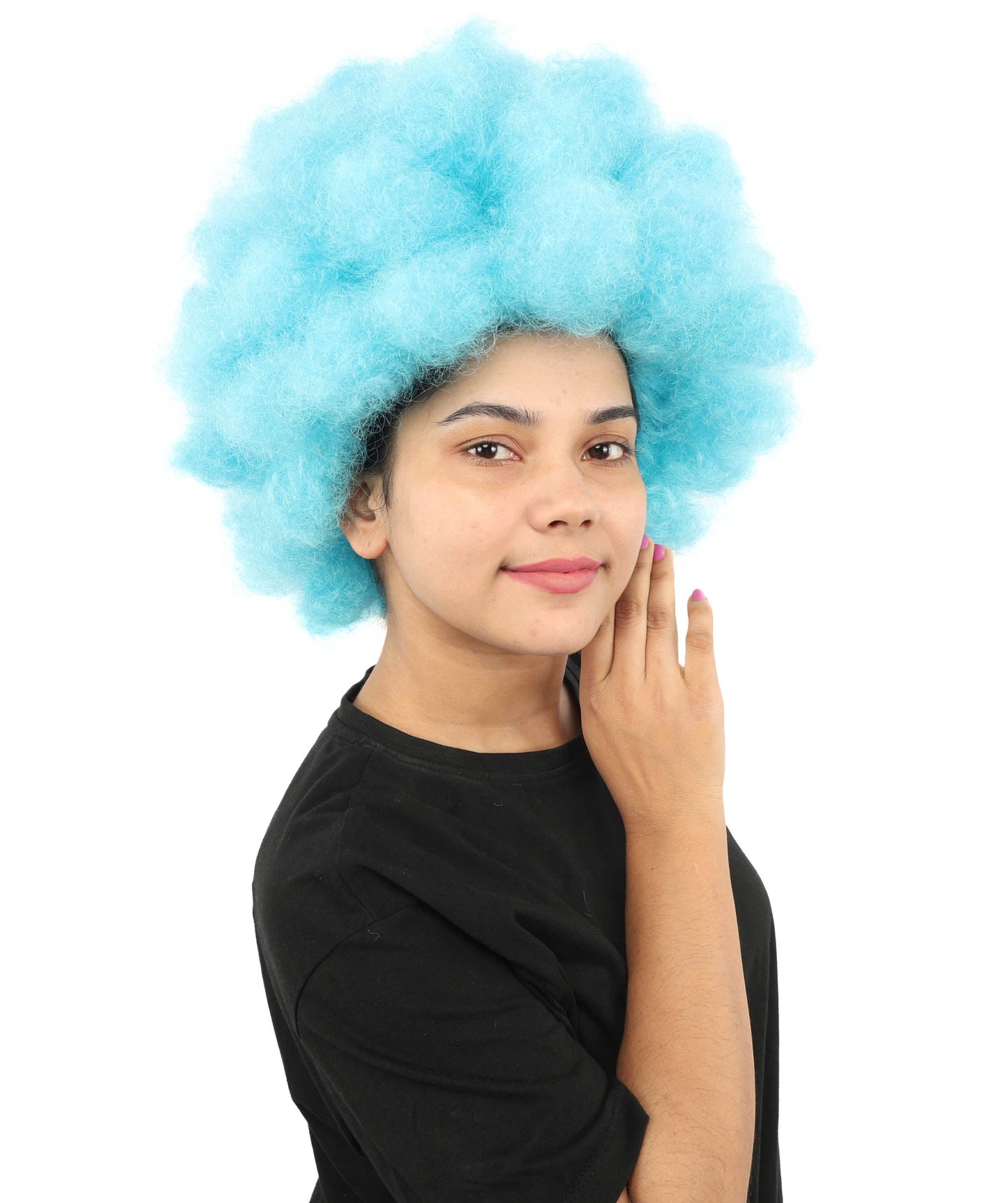 Womens Soldier Movie Afro | Cosplay Wig | Premium Breathable Capless Cap