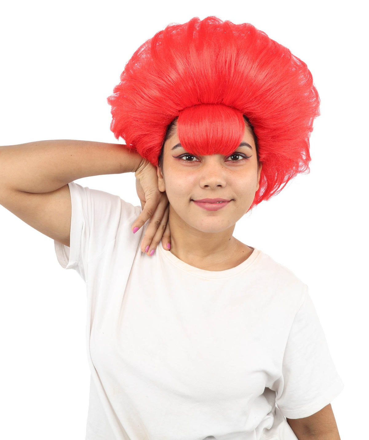Women's Voluminous Retro Wig | Multiple Color Options, create of synthetic fiber, teased curly volume, breathable capless cap | Party, Halloween, theater, drag, performance, costume events