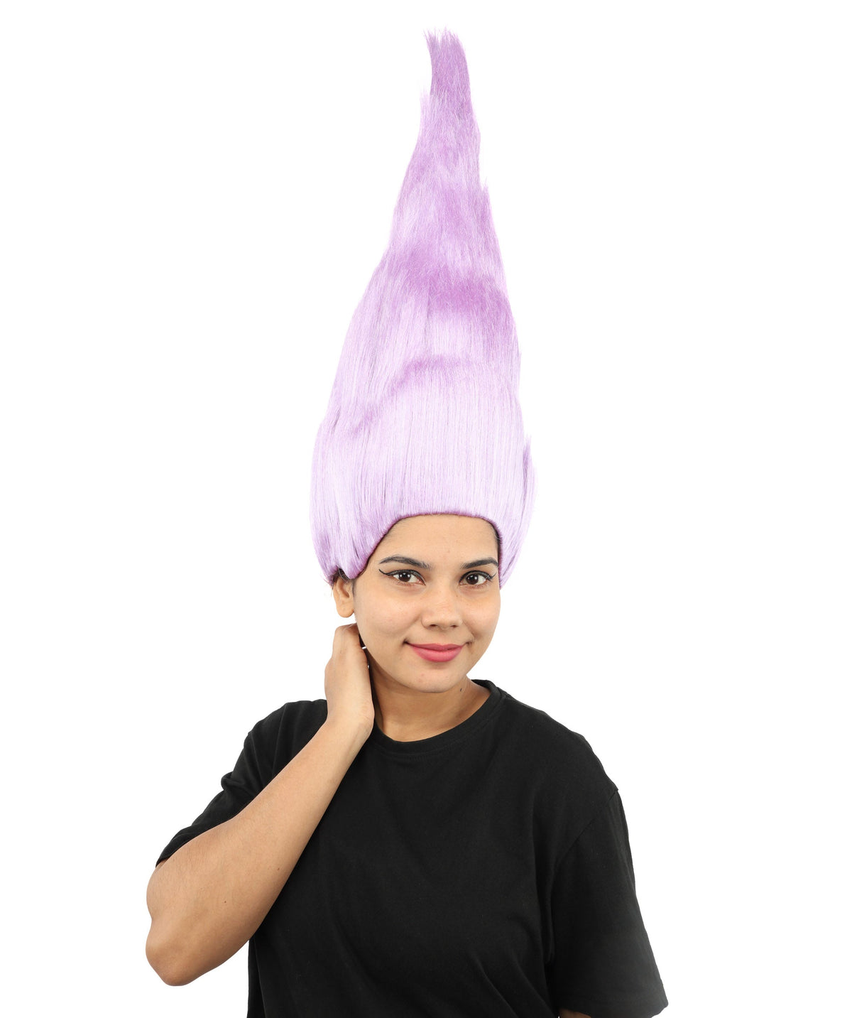 HPO Adult & Teen Women's Tall Cone Wig | Multicolor Options, create of synthetic fiber, extremely tall smooth pointed texture, breathable base | Party, Halloween, theater, drag, performance, costume events
