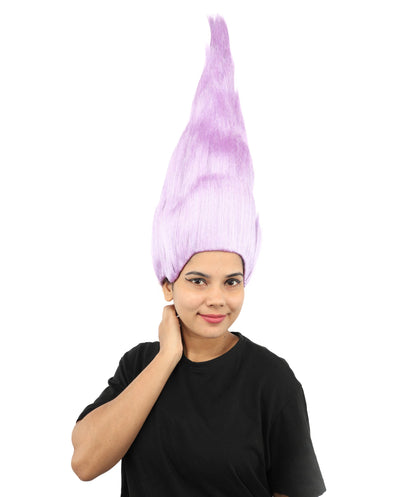 HPO Adult & Teen Women's Tall Cone Wig | Multicolor Options, create of synthetic fiber, extremely tall smooth pointed texture, breathable base | Party, Halloween, theater, drag, performance, costume events
