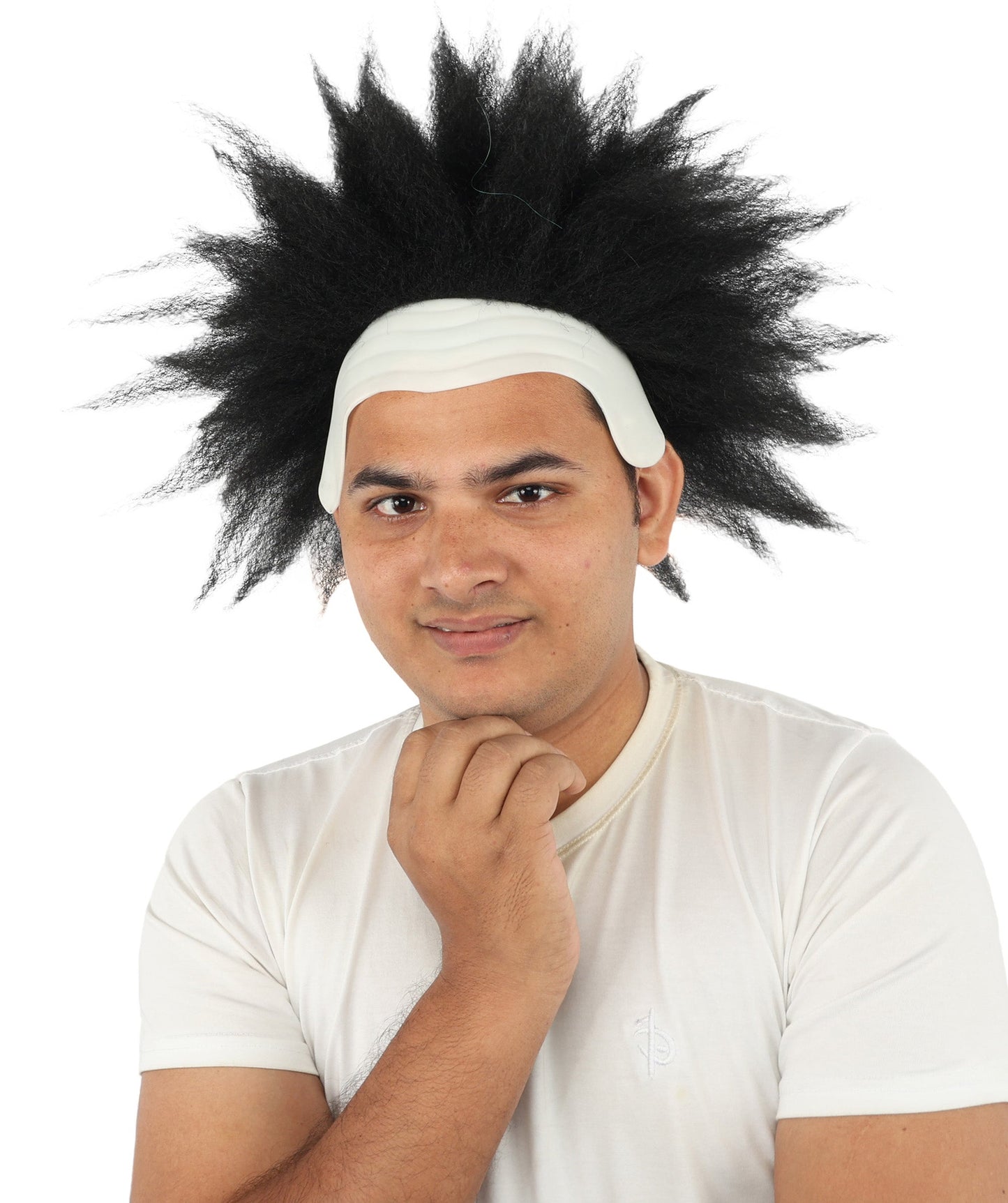 Men's Spiky Clown Theatrical Wig | Multicolor Options | Create of synthetic fiber, massive spiky volume, integrated forehead piece | Party, Halloween, theater, drag, performance, costume events