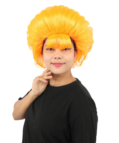 Women's Voluminous Retro Wig | Multiple Color Options, create of synthetic fiber, teased curly volume, breathable capless cap | Party, Halloween, theater, drag, performance, costume events