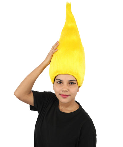 HPO Adult & Teen Women's Tall Cone Wig | Multicolor Options, create of synthetic fiber, extremely tall smooth pointed texture, breathable base | Party, Halloween, theater, drag, performance, costume events