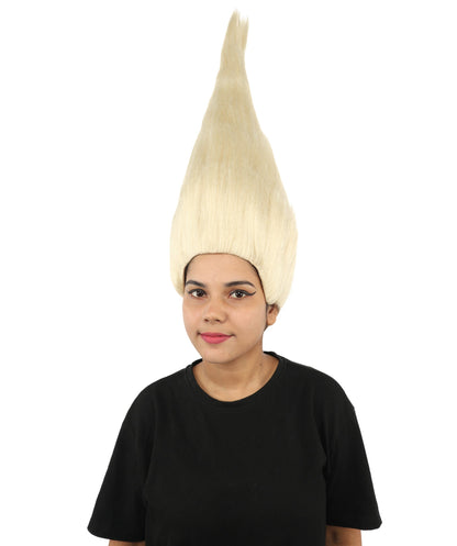 HPO Adult & Teen Women's Tall Cone Wig | Multicolor Options, create of synthetic fiber, extremely tall smooth pointed texture, breathable base | Party, Halloween, theater, drag, performance, costume events