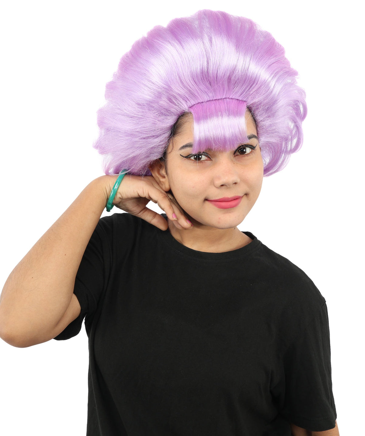 Women's Voluminous Retro Wig | Multiple Color Options, create of synthetic fiber, teased curly volume, breathable capless cap | Party, Halloween, theater, drag, performance, costume events