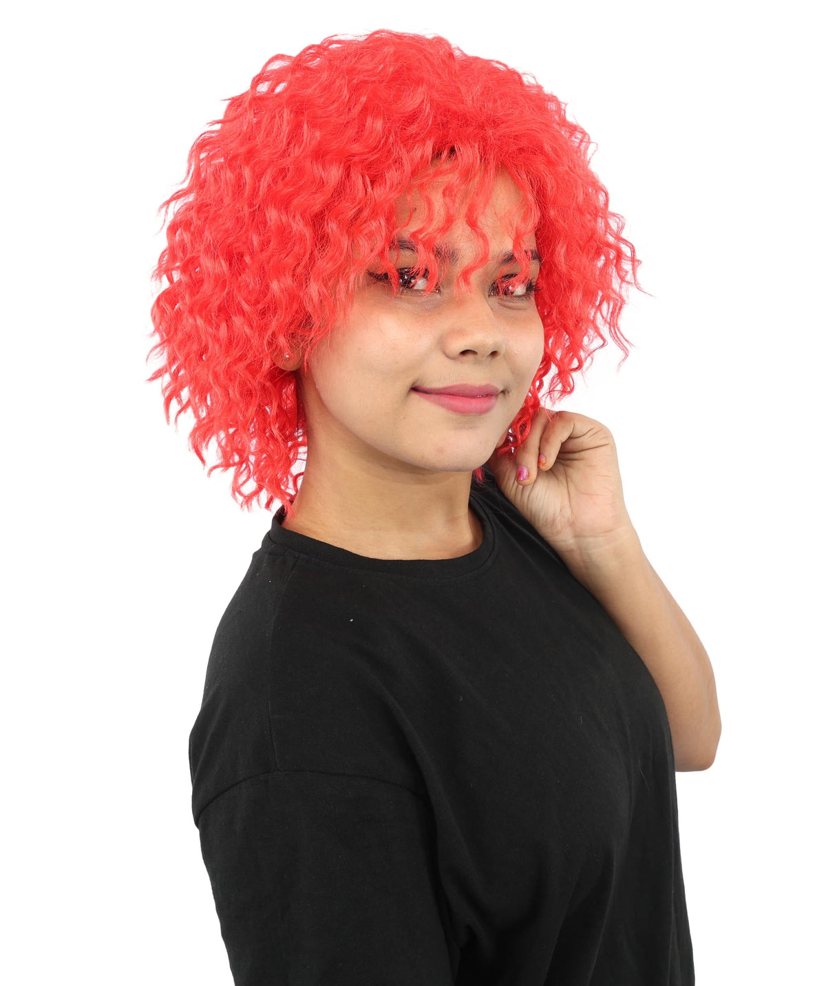 HPO Adult Women's Messy Teased Spiky Wig | Multicolor Options, create of synthetic fiber, extreme textured volume, breathable capless base | Party, Halloween, theater, drag, performance, costume events