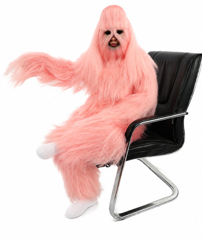HPO Teen Extreme Hairy Person Costume Bundle & Mask Set - Full-Body Hair Suit Extra-Long Costume Wig for Halloween, Cosplay & Parties - Multiple Color Options