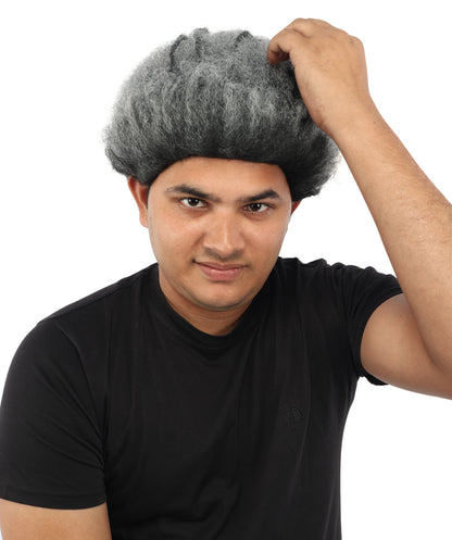 HPO Men's Wild Rocker Wig | Multicolor Options | Voluminous Frizzy Heavy Metal Hair, Two Tone Gradient & Breathable Cap | Halloween, Rock Troll Roleplay, 80s Costume, Theater & Concert Events