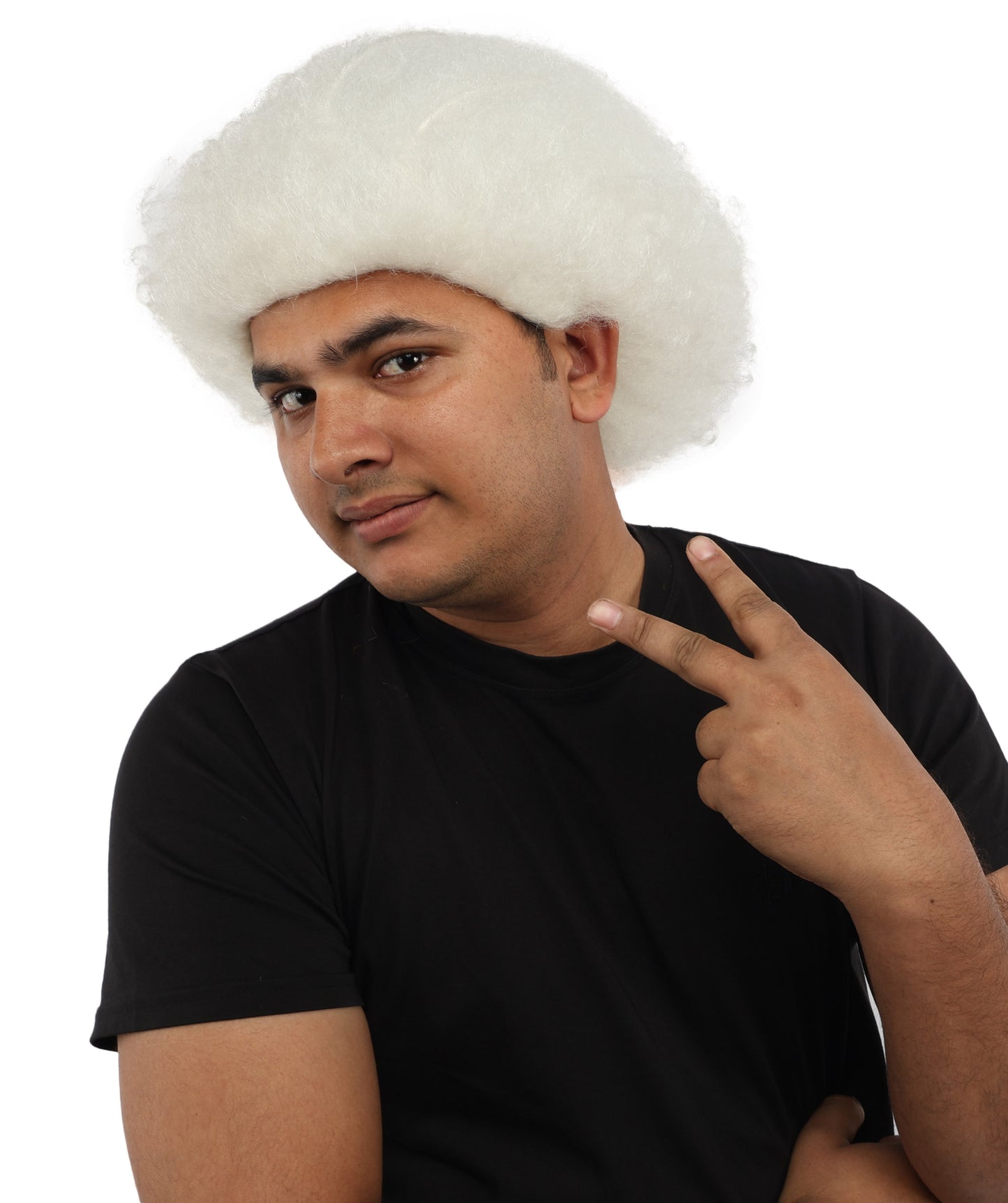 HPO Men's Wild Rocker Wig | Multicolor Options | Voluminous Frizzy Heavy Metal Hair, Two Tone Gradient & Breathable Cap | Halloween, Rock Troll Roleplay, 80s Costume, Theater & Concert Events