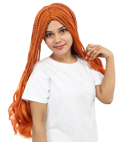 Pre-Stretched Knotless Braiding Hair | 3X French Curl Synthetic Hair for Braids, Crochet Styles, Cosplay, Parties & Stage Performances