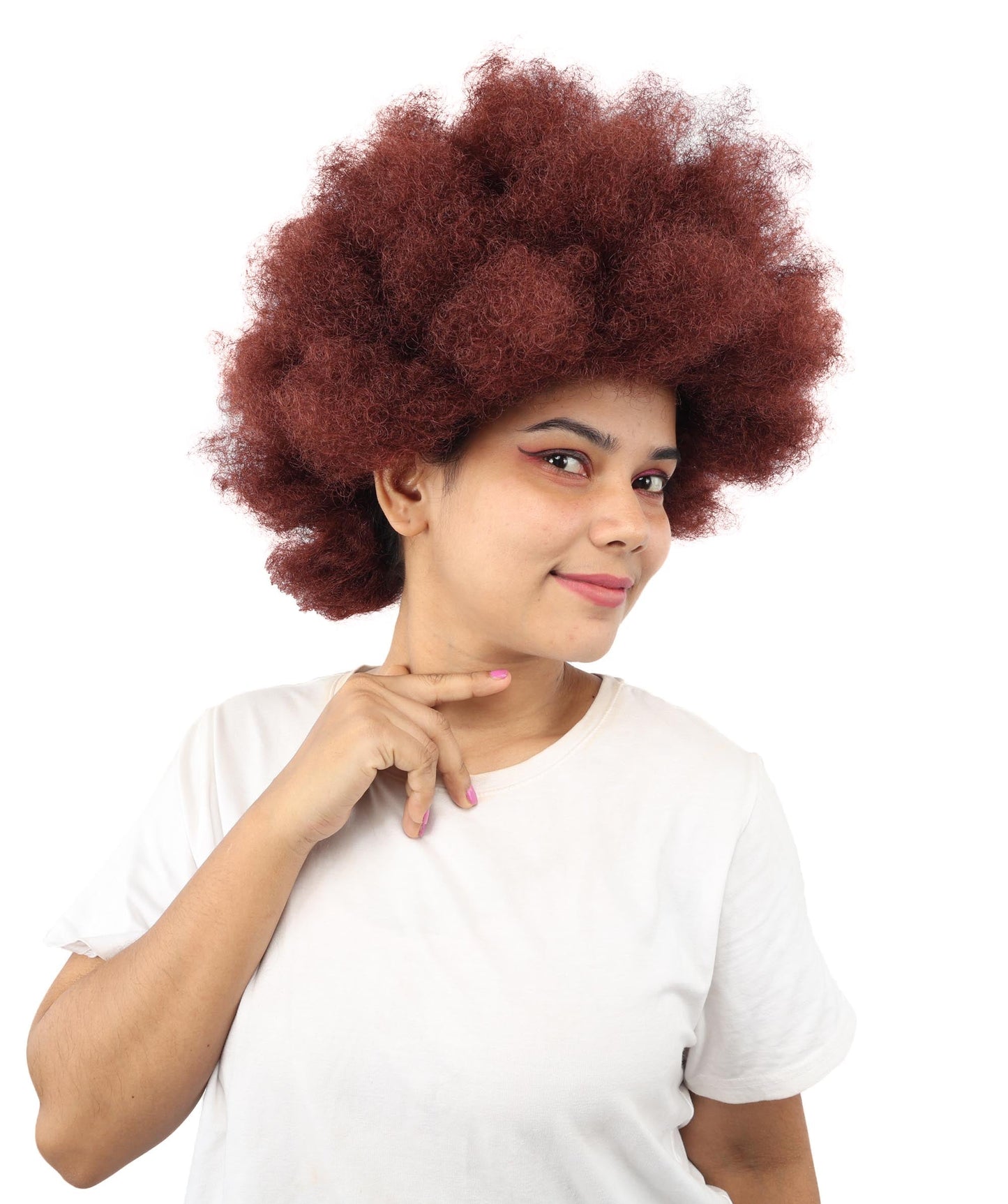 Womens Soldier Movie Afro | Cosplay Wig | Premium Breathable Capless Cap