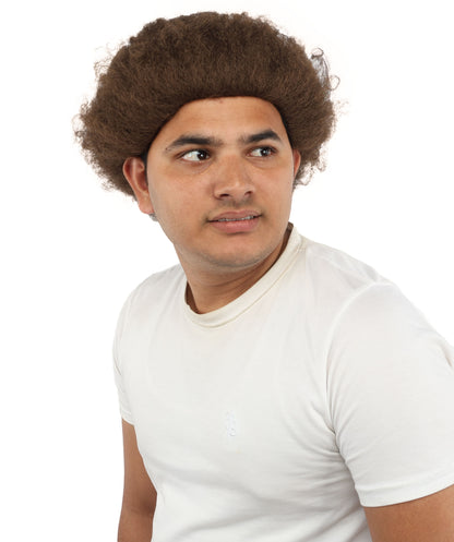 HPO Men's Wild Rocker Wig | Multicolor Options | Voluminous Frizzy Heavy Metal Hair, Two Tone Gradient & Breathable Cap | Halloween, Rock Troll Roleplay, 80s Costume, Theater & Concert Events