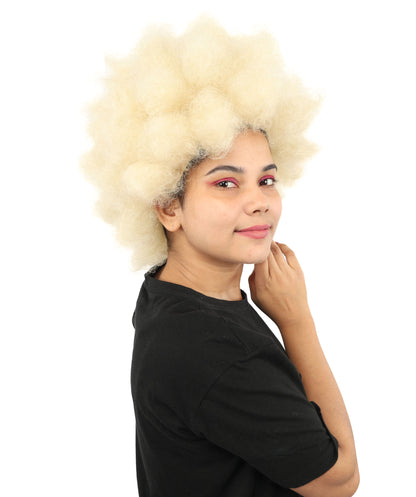 Womens Soldier Movie Afro | Cosplay Wig | Premium Breathable Capless Cap
