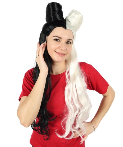 HPO Poison Wig , Red Fancy Wig , Premium Breathable Capless Cap