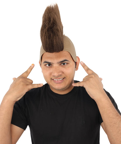 HPO Adult Men’s Spiky Wig | Multicolor Options | Cosplay, and Themed Events | Bold, High-Volume Style for Character Transformation