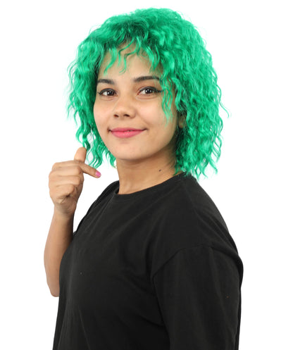 HPO Adult Women's Messy Teased Spiky Wig | Multicolor Options, create of synthetic fiber, extreme textured volume, breathable capless base | Party, Halloween, theater, drag, performance, costume events