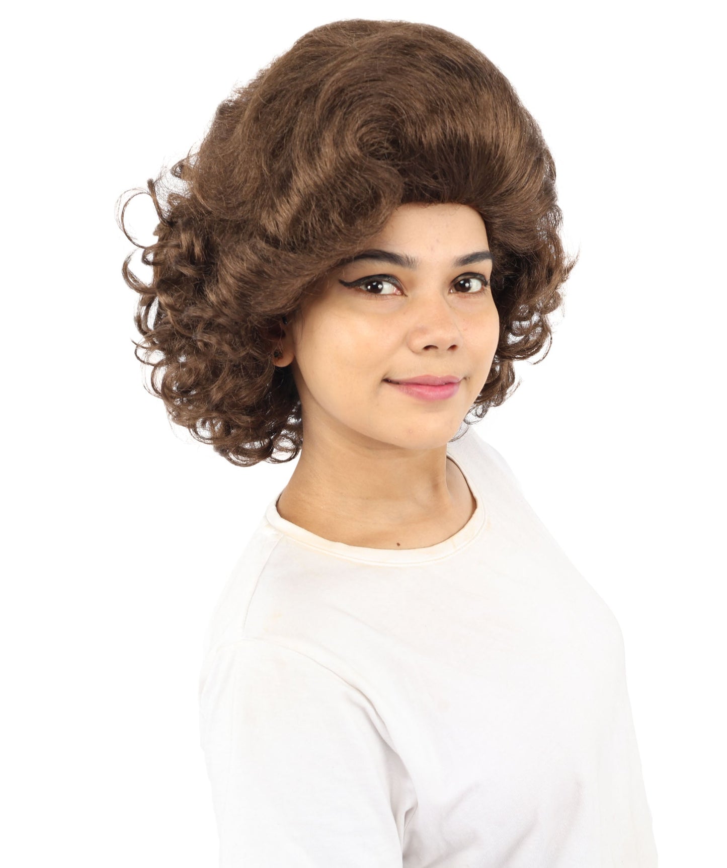 HPO Adult Women's Dame Edna Everage Wigs | Multiple Color Options | Drag Queen-Inspired Colorful Synthetic Hair for Parties, Stage Events | Breathable Capless Design
