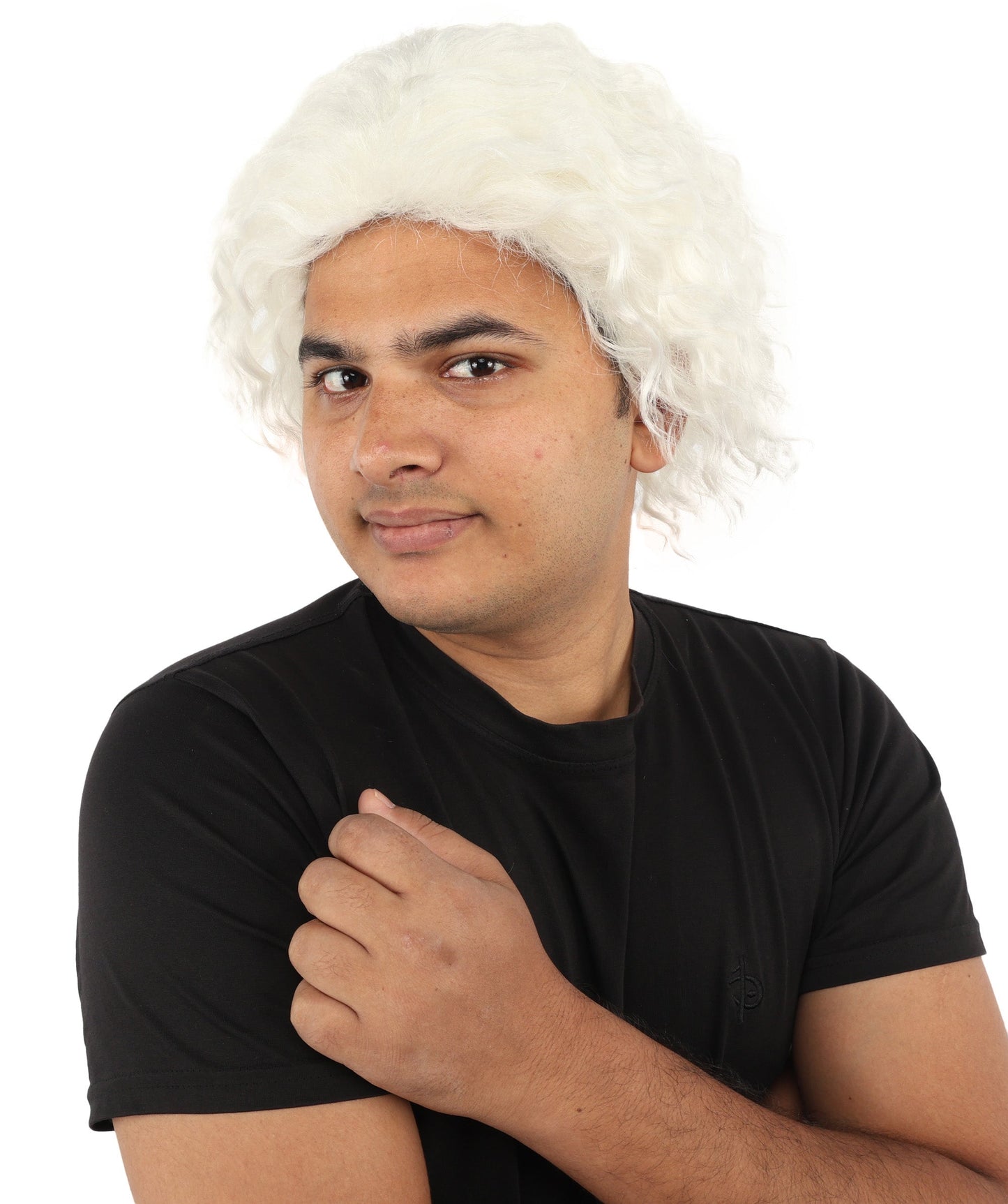 HPO Adult Men's Messy Wavy Shag Wig | Multiple Color Options | Create of synthetic fiber, relaxed tousled volume, breathable base | Party, Halloween, theater, drag, performance, costume events