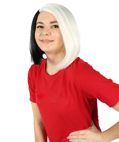 Introverted Bob | Women's Rose Multiple Color Straight Shoulder Length Trendy Introverted Bob Wig