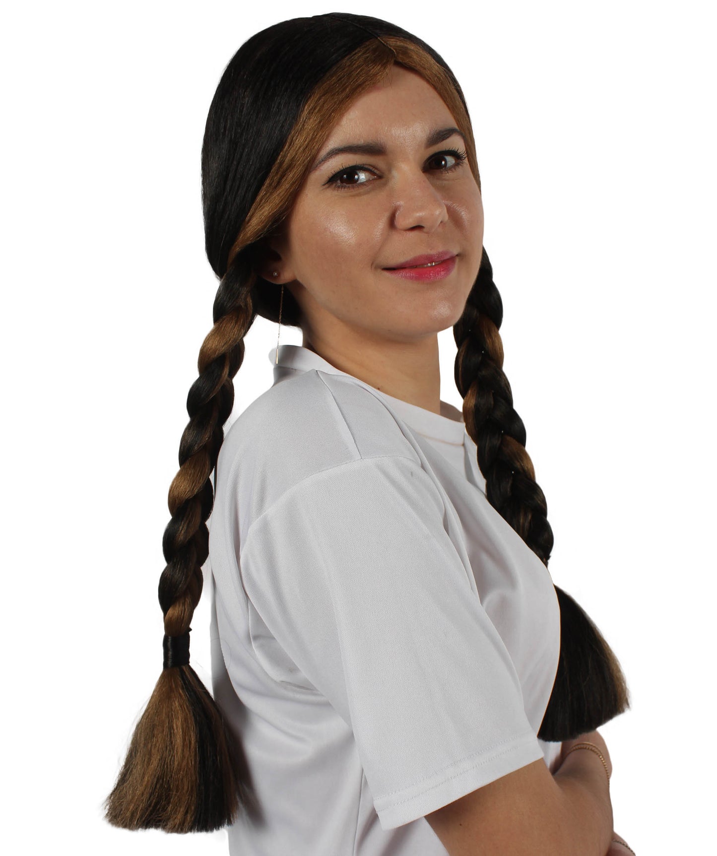 HPO Women's  Braided Gothic Wig | Multiple Color Collections TV Movie Wigs | Premium Breathable Capless Cap