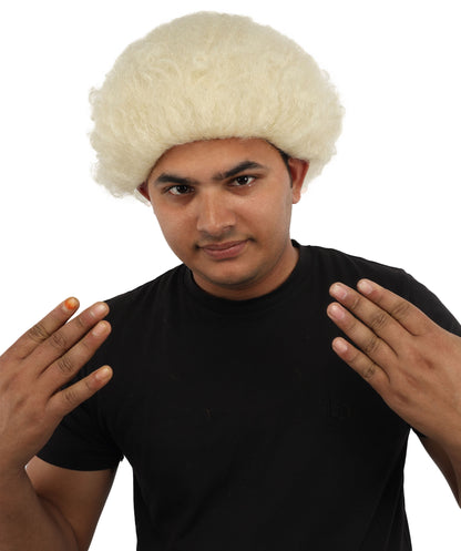HPO Men's Wild Rocker Wig | Multicolor Options | Voluminous Frizzy Heavy Metal Hair, Two Tone Gradient & Breathable Cap | Halloween, Rock Troll Roleplay, 80s Costume, Theater & Concert Events