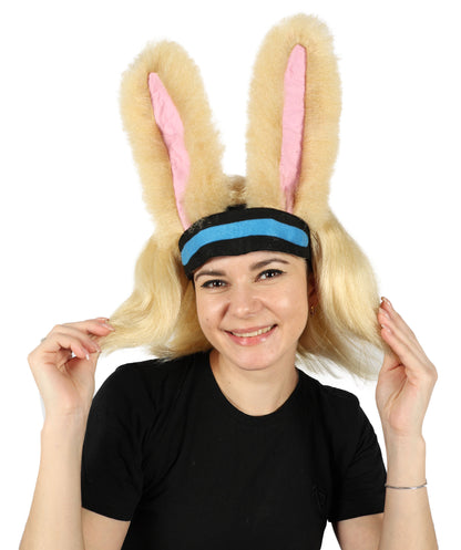 Women Petite Pippa Wavy Blonde Wig with the attachement| Best For  Halloween Wig | Breathable Capless Cap | Flame-retardant Synthetic Fiber