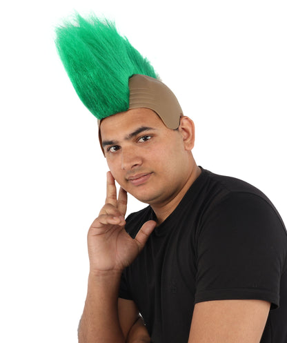 HPO Adult Men’s Spiky Wig | Multicolor Options | Cosplay, and Themed Events | Bold, High-Volume Style for Character Transformation