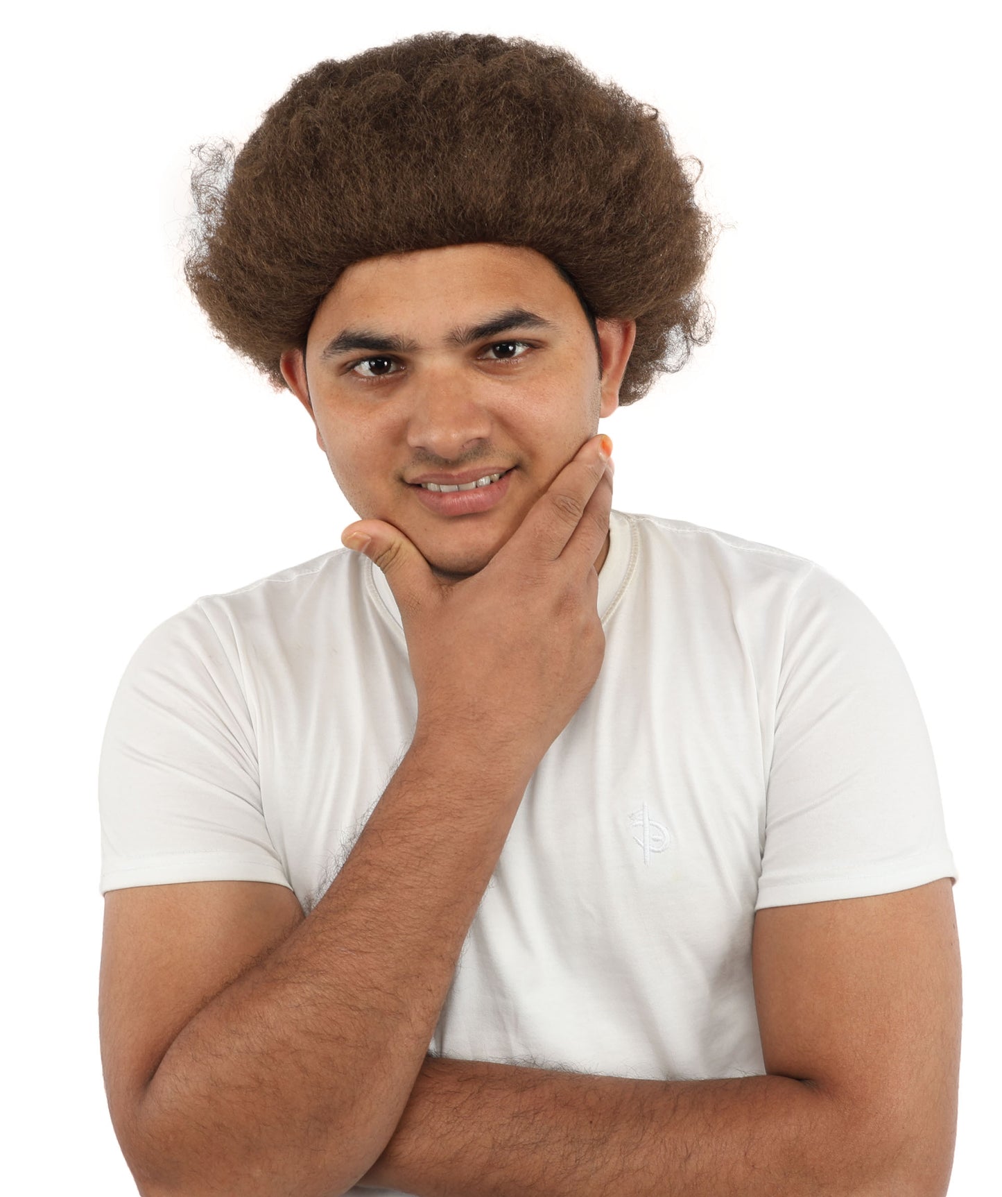 HPO Men's Wild Rocker Wig | Multicolor Options | Voluminous Frizzy Heavy Metal Hair, Two Tone Gradient & Breathable Cap | Halloween, Rock Troll Roleplay, 80s Costume, Theater & Concert Events