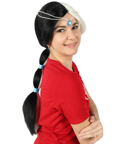 Womens Princess  Braided Wig | Black TV/Movie Wigs | Premium Breathable Capless Cap
