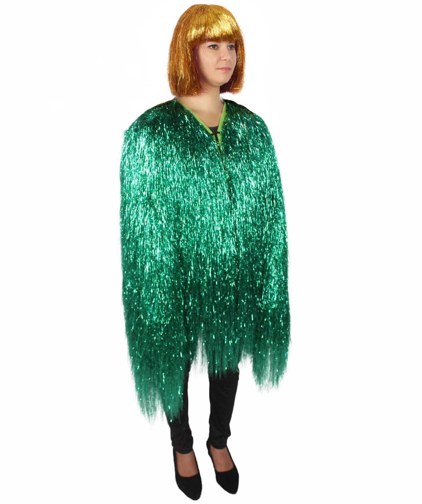 HPO Women's Party Tinsel Costume Set | Multiple Color Options | Suitable for Halloween |  Tinsel Material