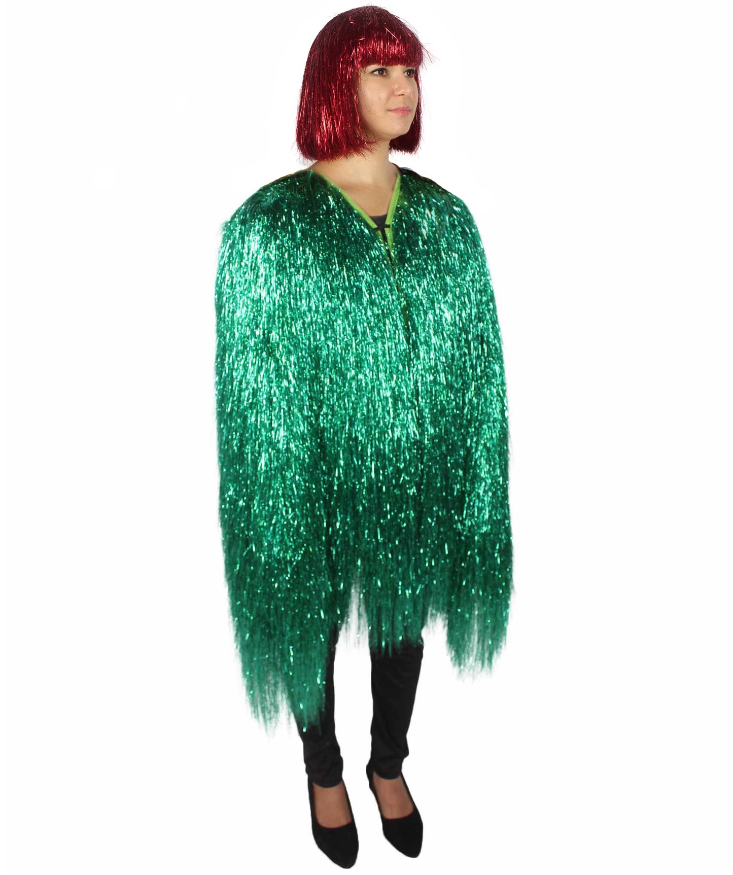 HPO Women's Party Tinsel Costume Set | Multiple Color Options | Suitable for Halloween |  Tinsel Material