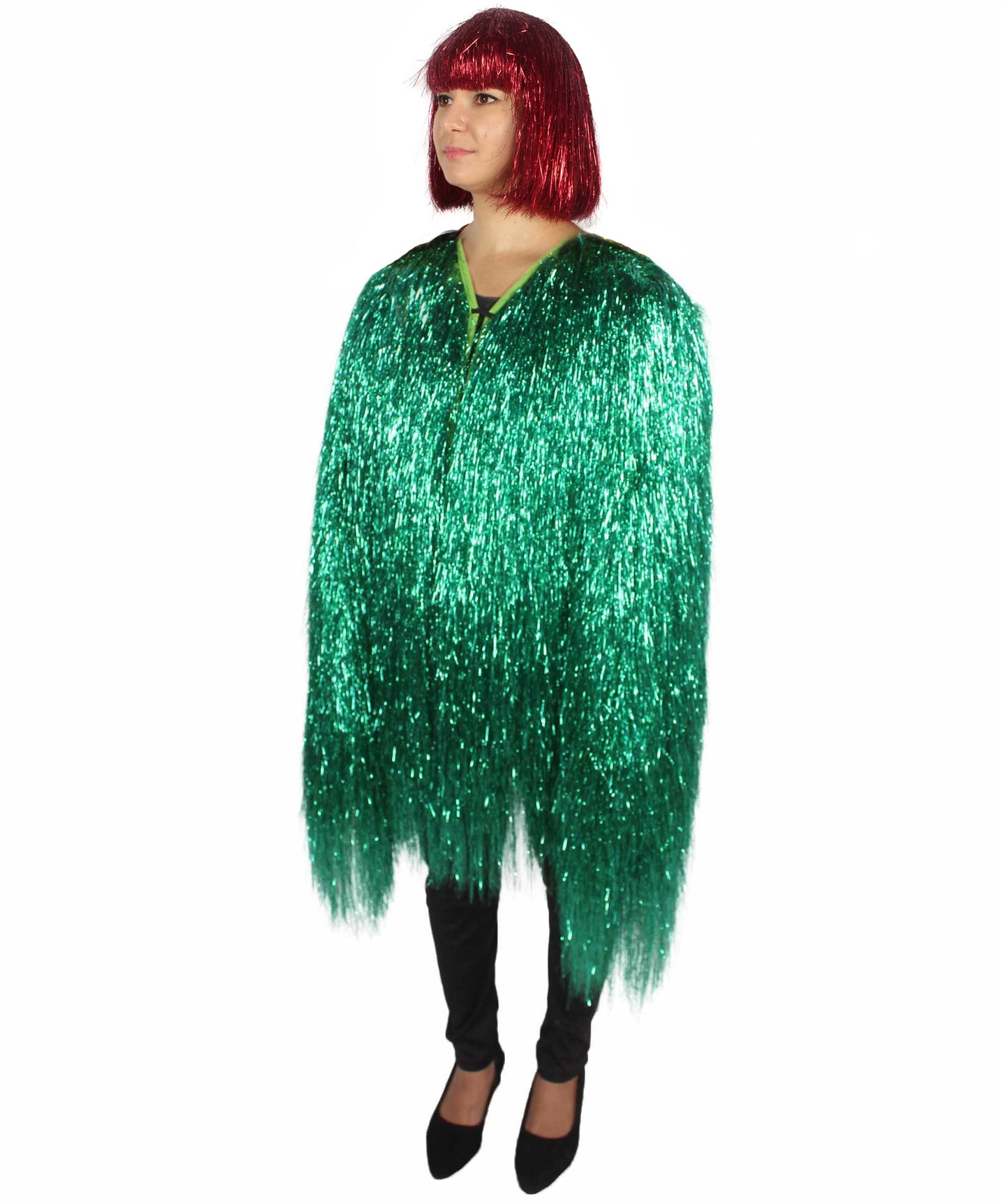 HPO Women's Party Tinsel Costume Set | Multiple Color Options | Suitable for Halloween |  Tinsel Material