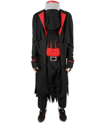 HPO Men's Theatrical Gothic Costume | Voluminous Straight Texture Crafted From Flame-Retardant Synthetic Fiber With Capless Cap | Ideal For Theater, Halloween, Drag And Costume Events
