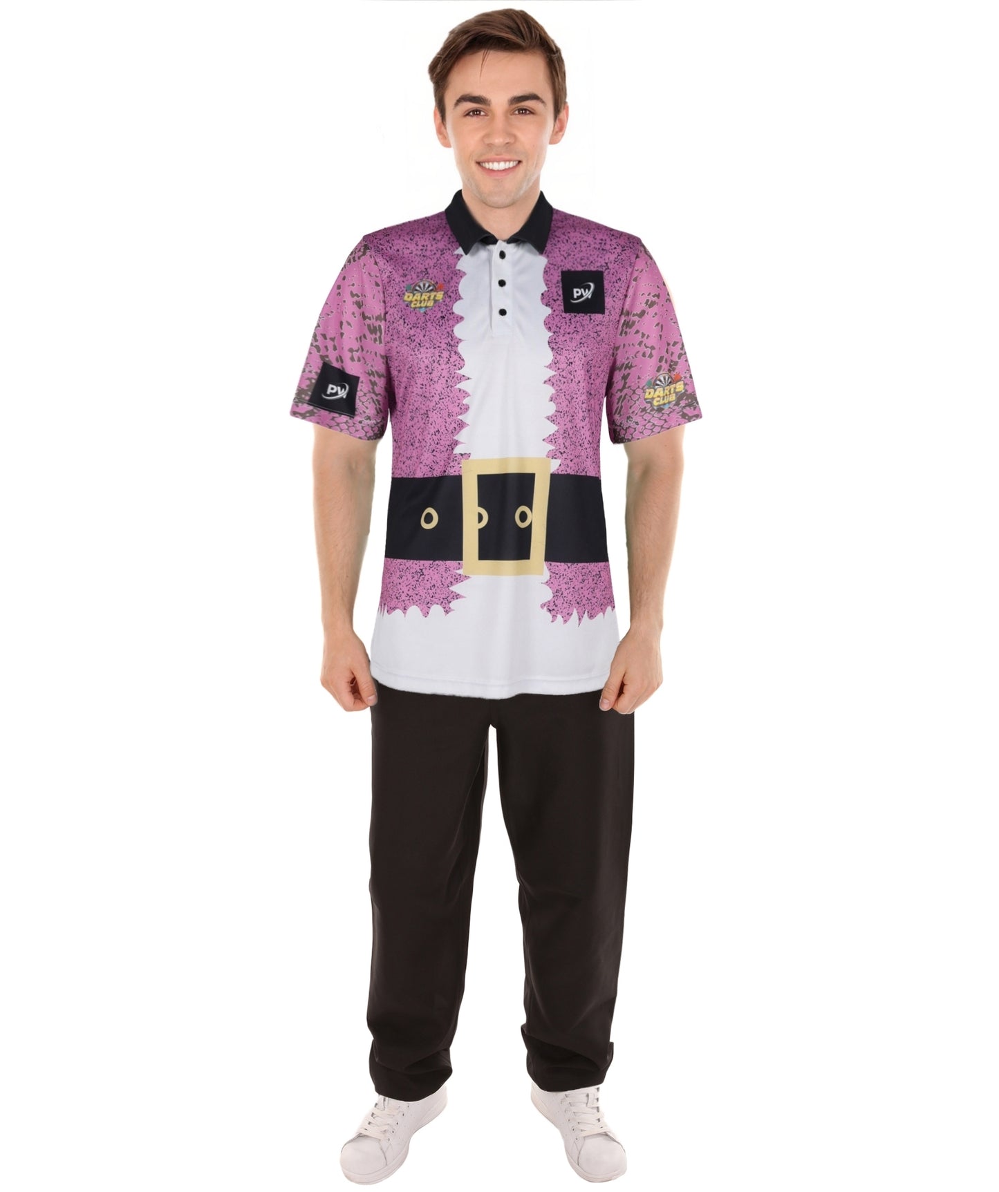 HPO Unisex  Sports Enthusiast Wig & T-Shirt Bundle | Vibrant Style & Comfort for Game Days | Suitable Shirt and Wig for sports