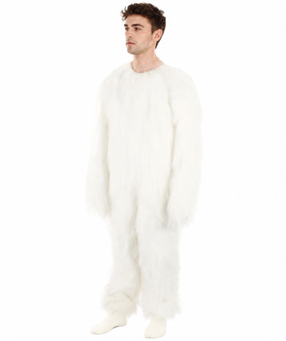 HPO Unisex Easter Bunny Furry Costume I Best for Halloween I Flame-retardant Synthetic Fiber