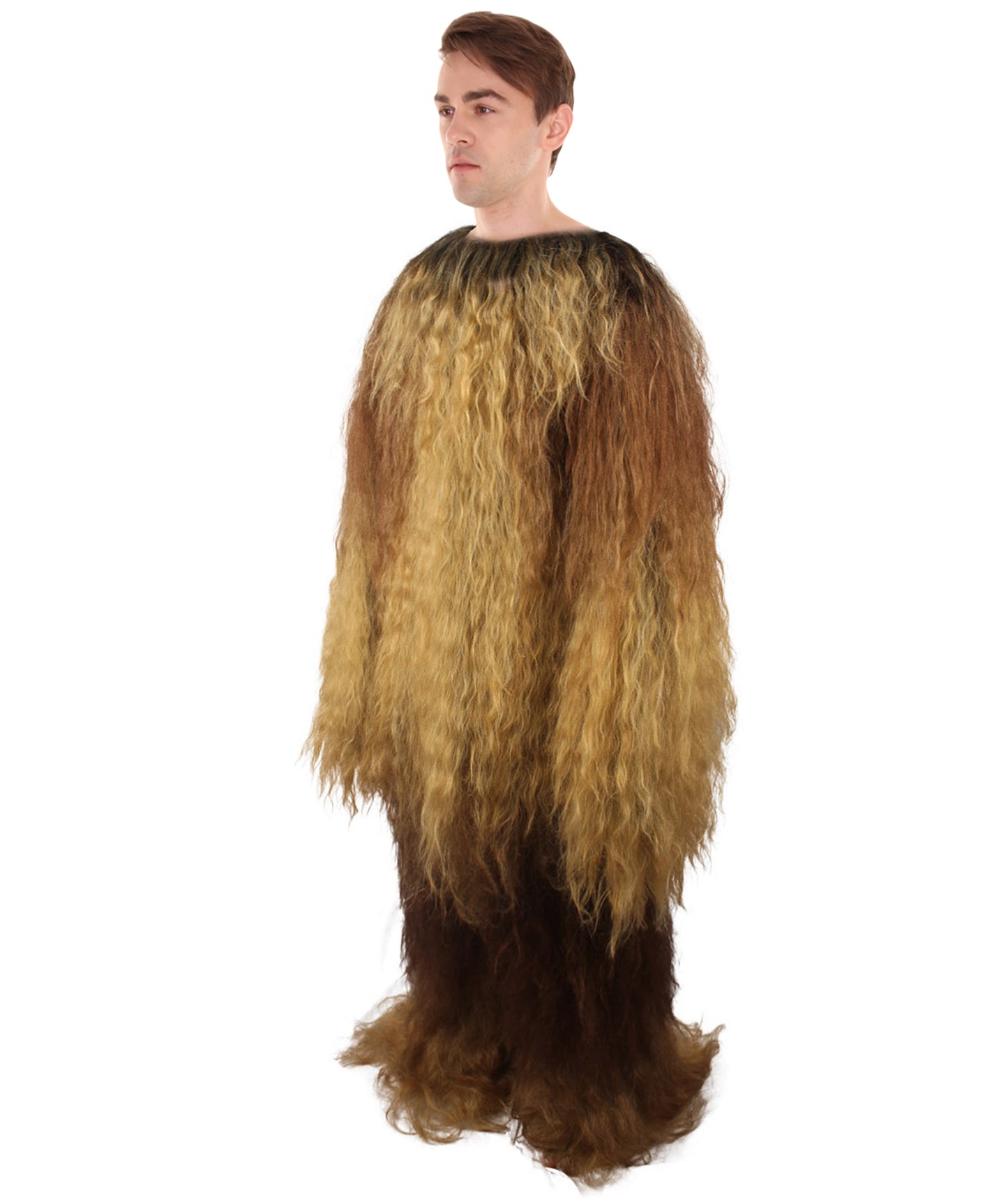 HPO Men's Long Hairy Warrior Ape Military Leader Resistance Fighter Costume | Fancy Costume Collections