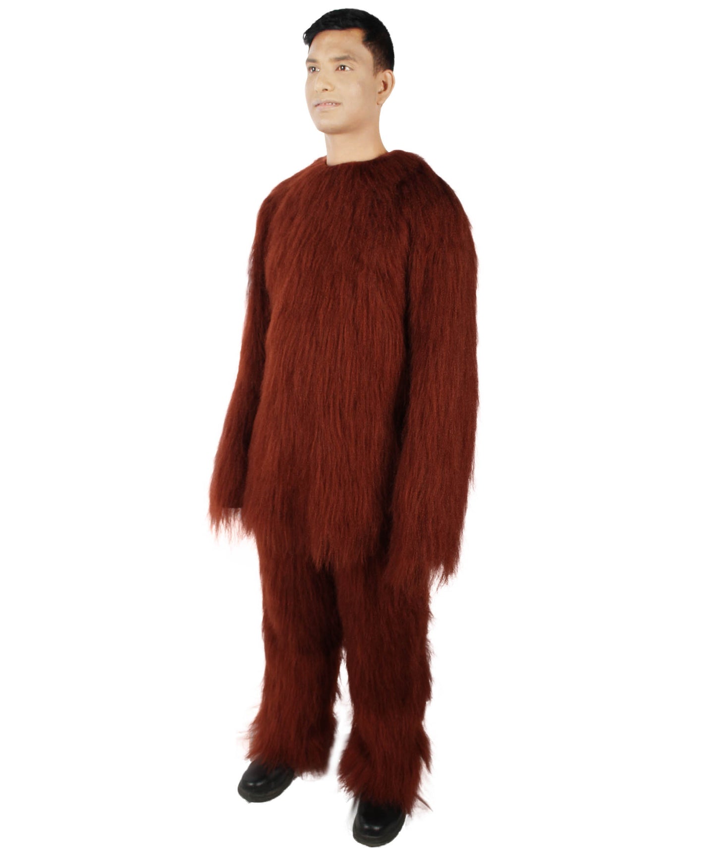 HPO Hairy Unisex Ape Mask and Bodysuit Costume Bundle | Multiple Color Options