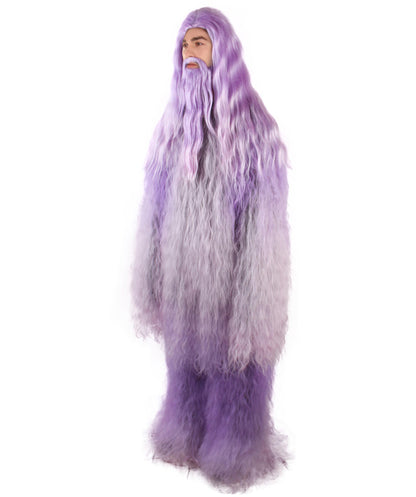 Unisex Bigfoot Horror Wig with Mustache and Beard Bundle | Multiple Color Options