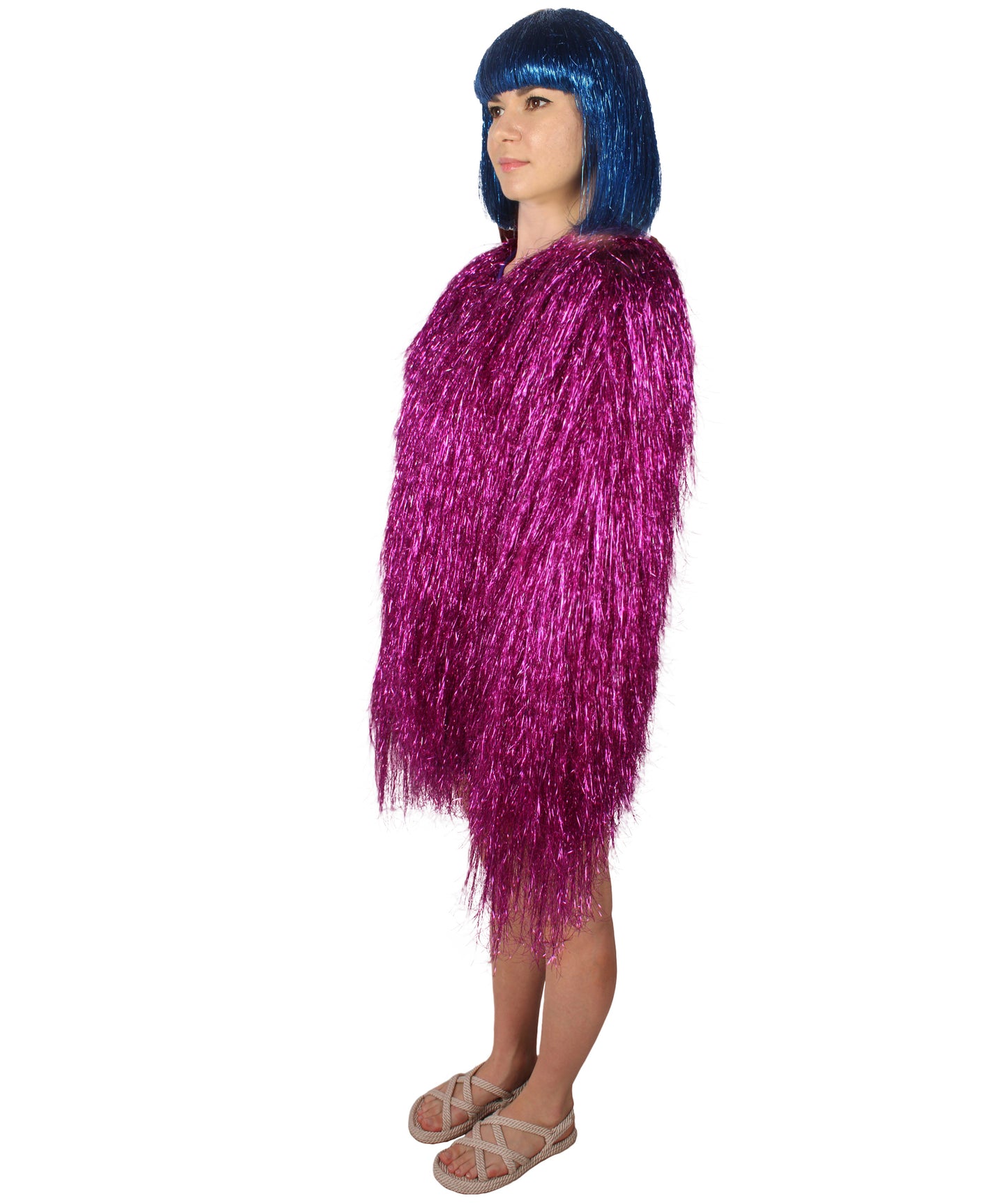 HPO Women's Party Tinsel Costume Set | Multiple Color Options | Suitable for Halloween |  Tinsel Material