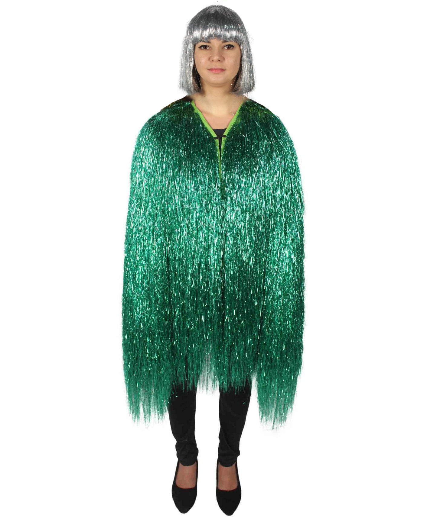 HPO Women's Party Tinsel Costume Set | Multiple Color Options | Suitable for Halloween |  Tinsel Material